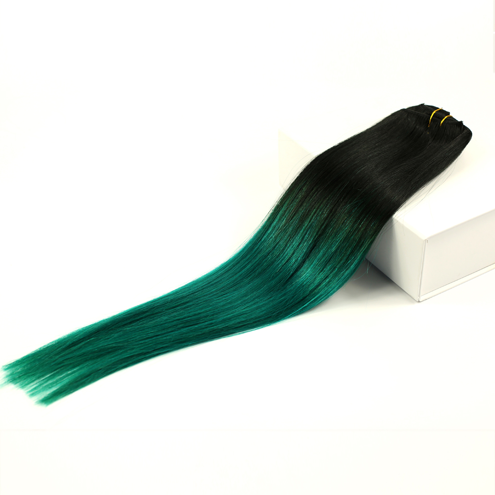 Two tone color remy human hair LJ221